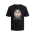 T-shirt Jack & Jones Jorheavens  Neck Enfant Noir
