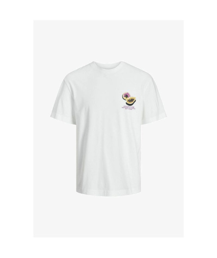 Camiseta Jack And Jones tampa Back Infantil Blanco
