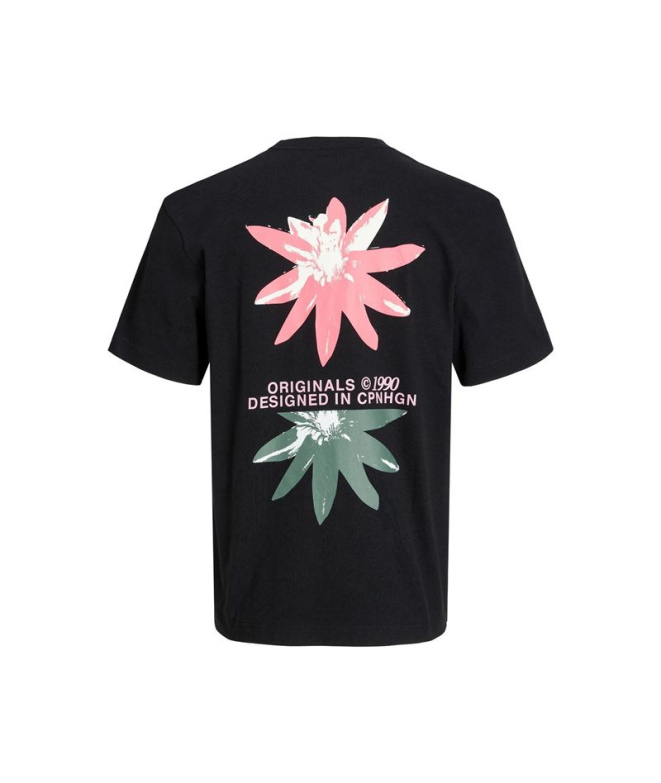 T-shirt Jack And Jones tampa Back Enfant Noir
