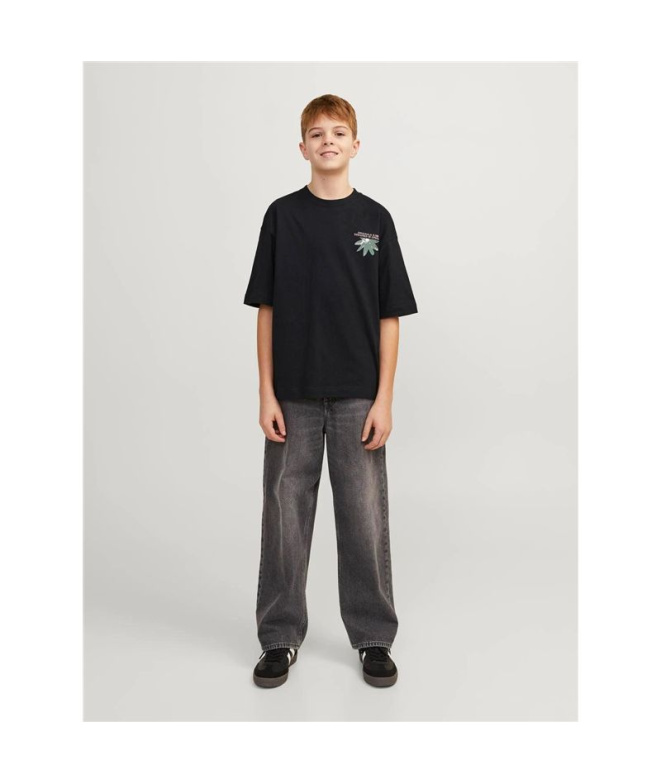 Camiseta Jack And Jones tampa Back Infantil Negro