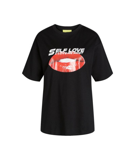 T-shirt Jack & Jones Jxkora Loose Black