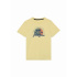 T-shirt Jack & Jones Jjsummer Smu Vibe Ss Crew Neck Infantil Amarelo