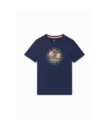 Camiseta Jack & Jones Jjsummer Smu Vibe Tee Ss Crew Neck...