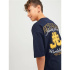 Camiseta Jack & Jones Jorcole Back Print Tee Ss Volume Mni Navy