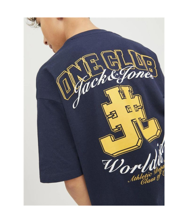 Camiseta Jack & Jones Jorcole Back Print Tee Ss...