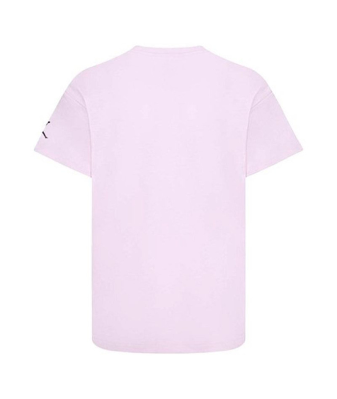 Camiseta Nike Jordan Soft Touch Ss Menina Rosa