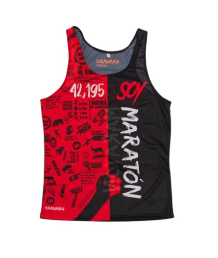 T-shirt Running Kamuabu Soymaraton Homme
