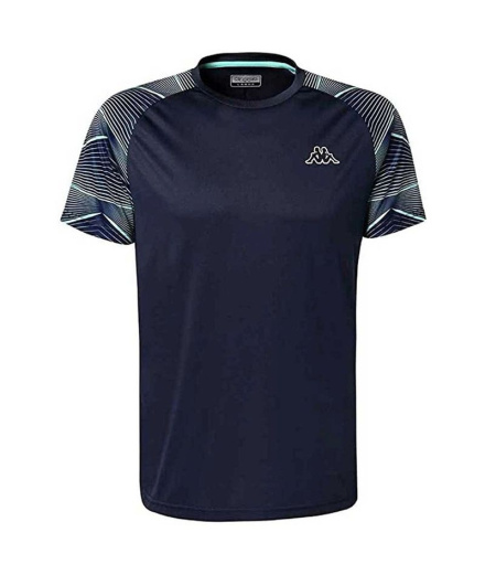 T-shirt Kappa Eoste Graphik Bleu Homme