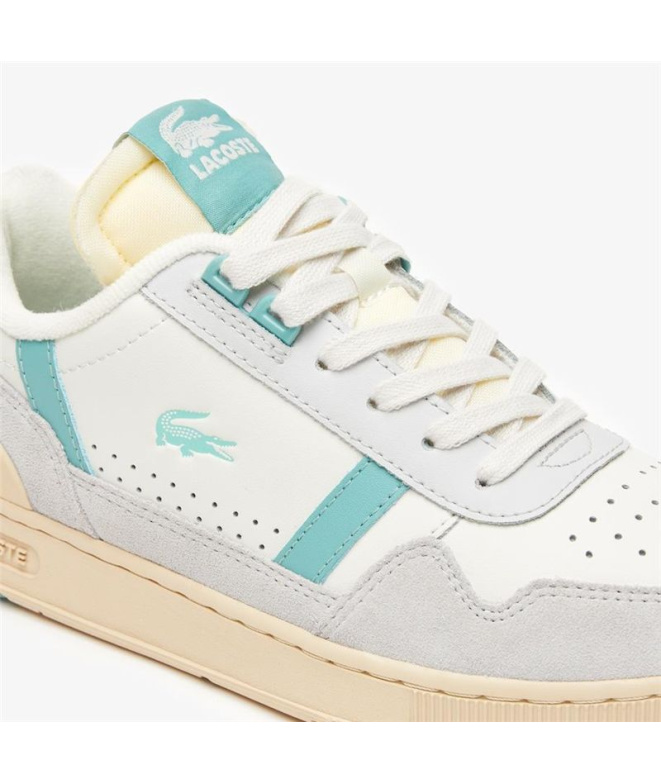 Sapatilhas Lacoste T-Clip Leather Colour Pop...