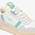 Zapatillas Lacoste T-Clip Leather Colour Pop Blanco Mujer