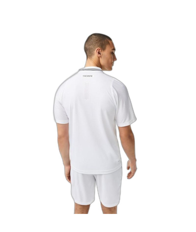 Polo Lacoste Ténis × Daniil Medvedev Branco Homem