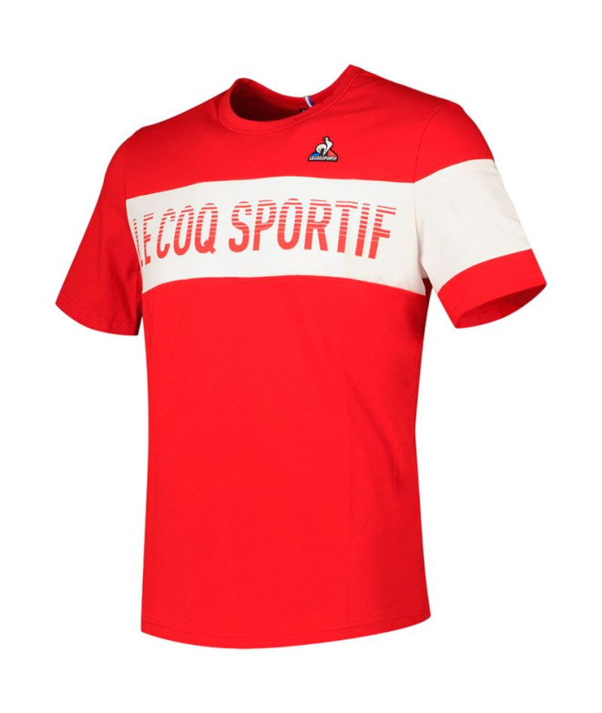 T-shirt Le coq Sportif N°2 Rouge Electro/N.Optical