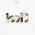 T-shirt Levi's Camo Poster Logo Bright Blanc Enfant