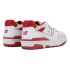 Baskets New Balance 550 Blanches Homme Blanc/Rouge