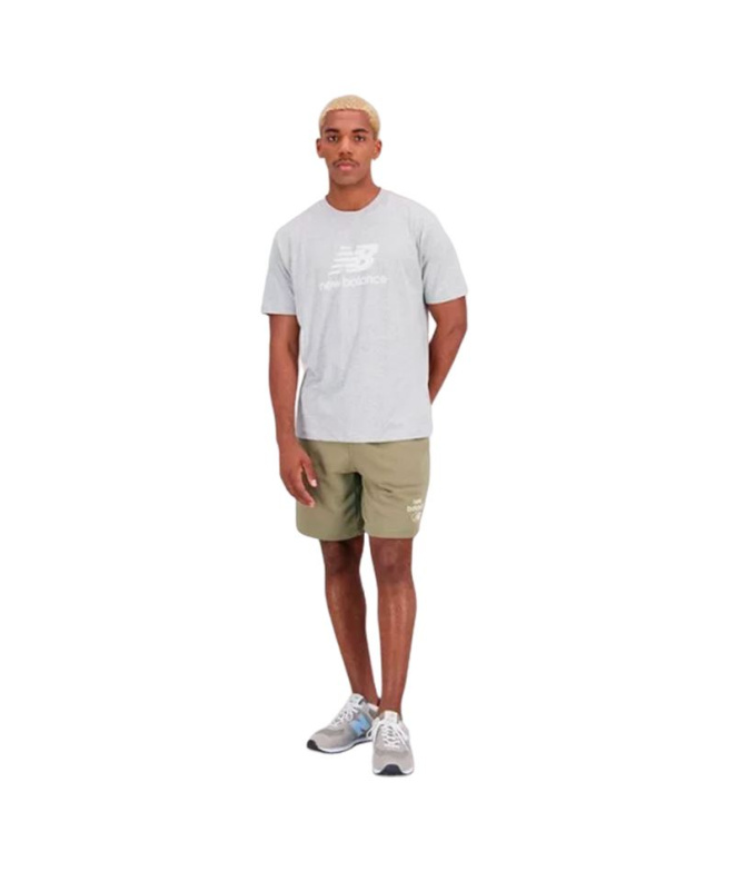 T-shirt New Balance Essentials Blanc Homme