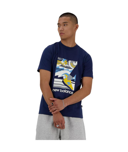 T-shirt New Balance Sport Essentials Triathlon Homme Bleu