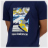 Camiseta New Balance Sport Essentials Triathlon Homem Azul