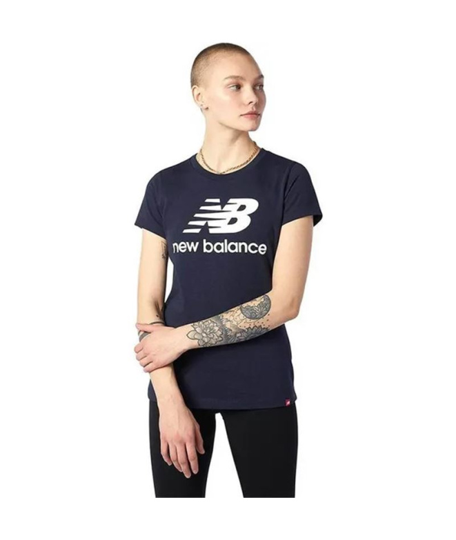 T-shirt New Balance Essentials Stacked Logo...