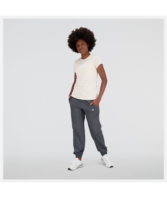 T-shirt New Balance Essentials Blanc Femme