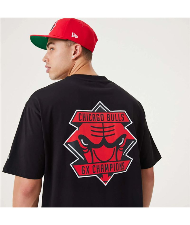 Camiseta New Era Championship Chicago Bulls...