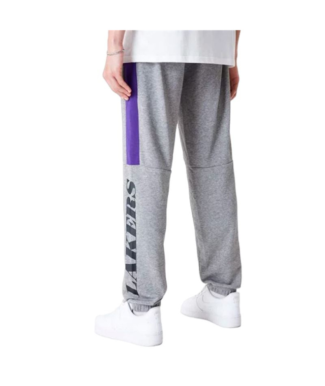 Calça New Era NBA Colour Block LA Lakers Cinza...