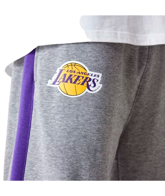 Calça New Era NBA Colour Block LA Lakers Cinza...