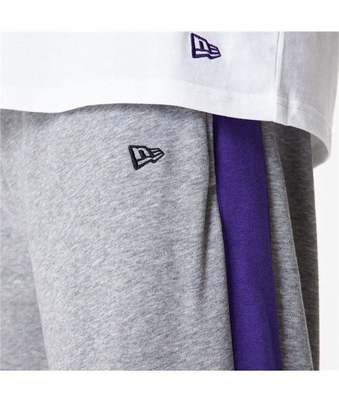Calça New Era NBA Colour Block LA Lakers Cinza...