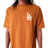 Camiseta New Era League Essentials LA Dodgers Dk Beige Homem