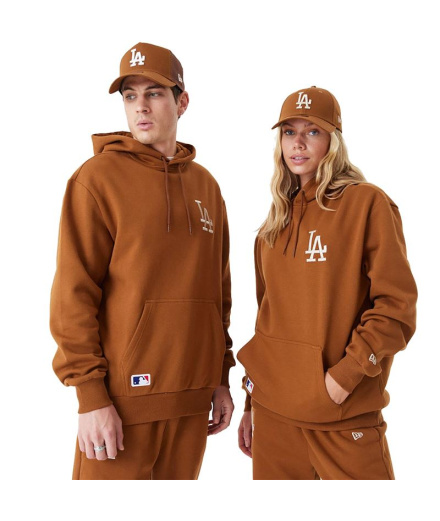 Sweatshirt New Era League Essentials LA Dodgers Dk Beige...