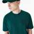 Camiseta New Era League Essentials New York Yankees Dark Green Homem