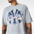 T-shirt New Era MLB Arch Graphic New York Yankees Gris Med Homme