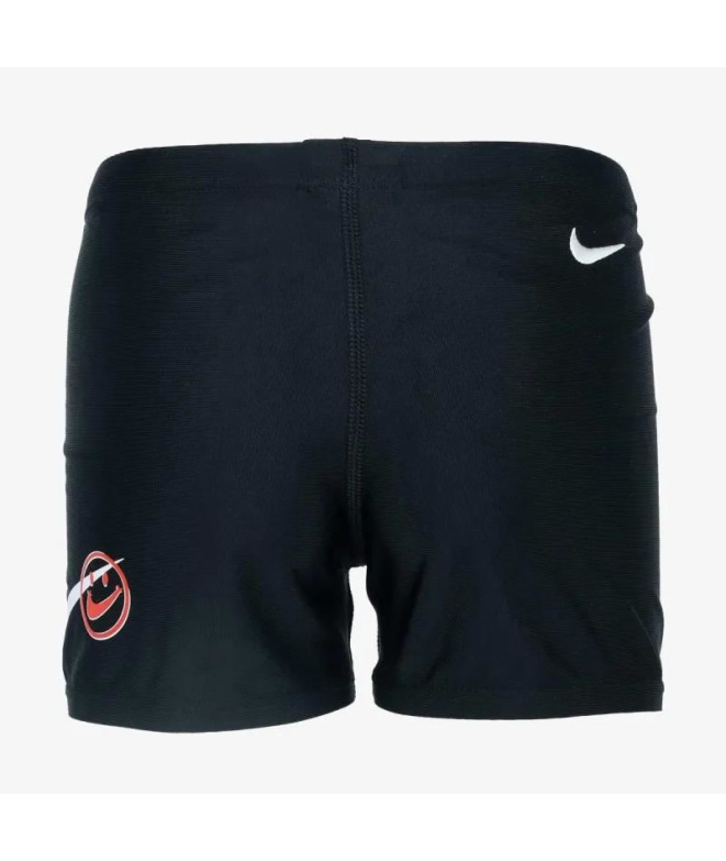 Maillot de Natation Nike Square Leg Enfant Noir
