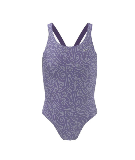Bañador de Natación Nike Fastback One Piece Niña Morado