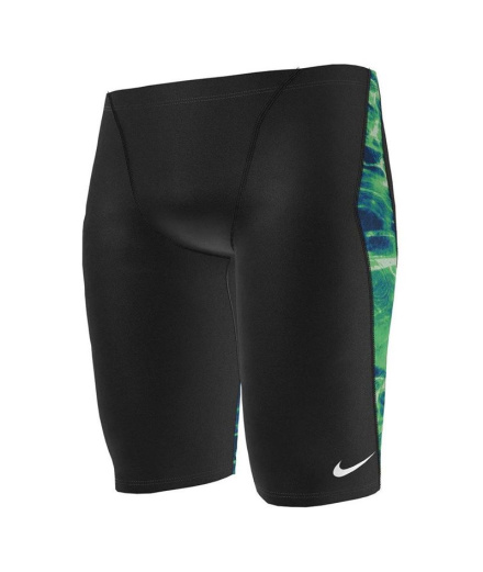Fato de banho de Natação Nike Jammer Homem Azul Verde preto