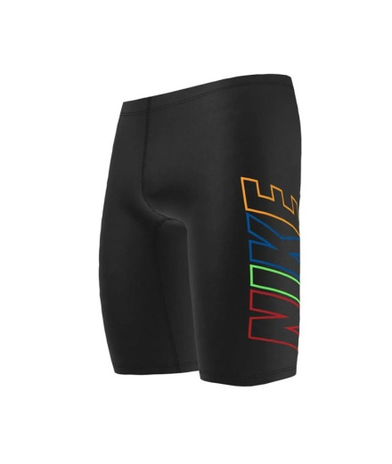 Fato de Banho de Natação Nike Jammer Criança Preto