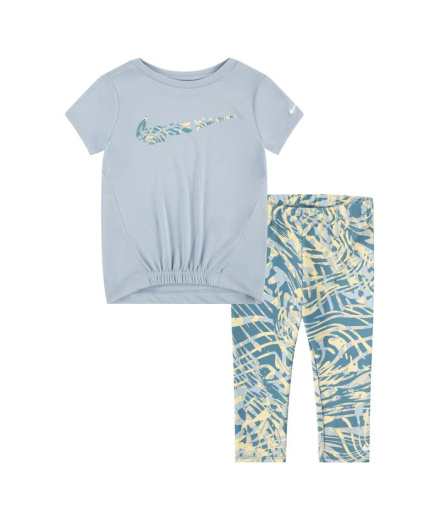 Conjunto Nike Dri-Fit Aop Cinzento Menina