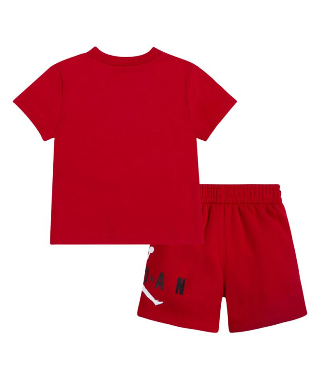 Conjunto Nike Jordan Infantil Rojo