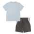 Conjunto Nike Df Icon Short Cinzento Criança
