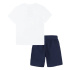 Conjunto Nike Nsw Add Ft Short Azul Menino