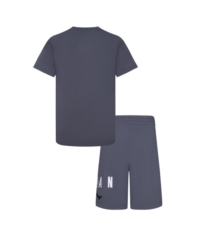 Conjunto Nike Jordan Infantil Cinzento