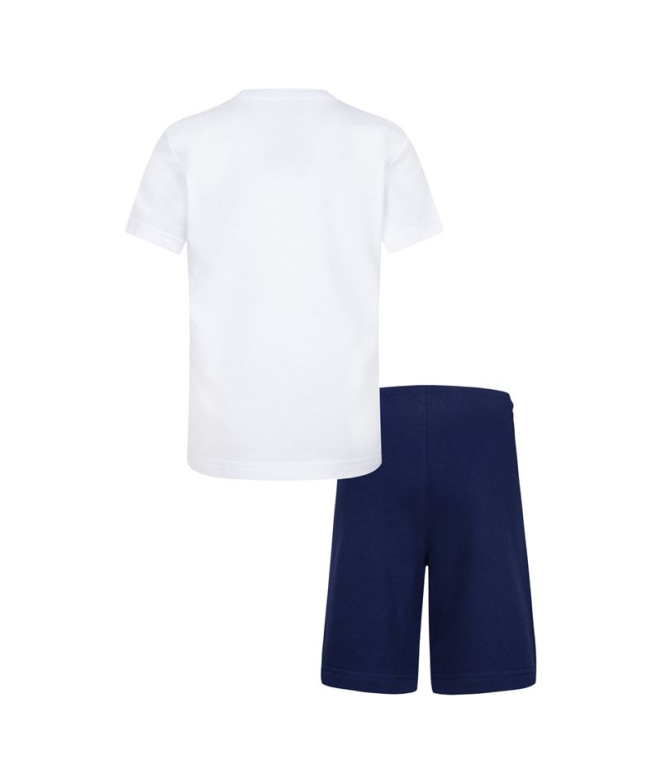 Conjunto Nike Nsw Add Ft Short Azul Menino