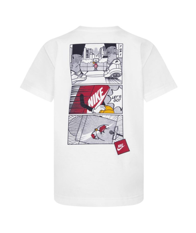 Camiseta Nike Icons Of Play Ss Branca Criança