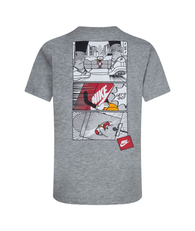 Camiseta Nike Icons Of Play Ss Gris Niño