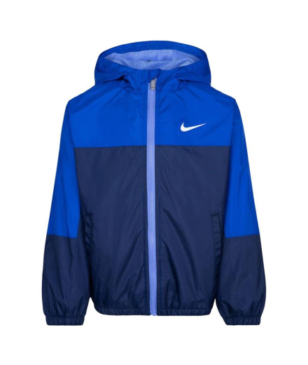 Casaco Nike Forrado com Fleece Tecido Criança Azul Marinho