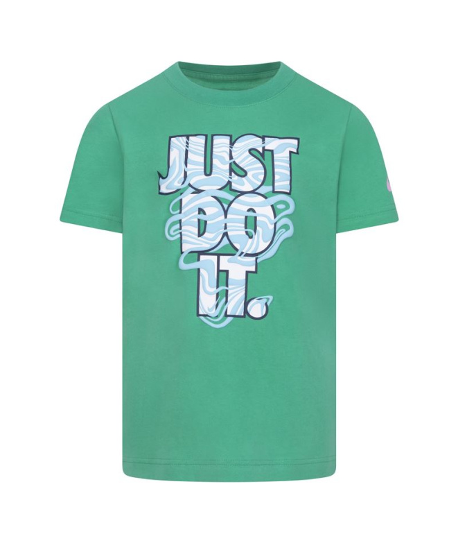 T-shirt Nike Just do it Waves Enfant Vert