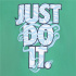 Camiseta Nike Just do it Waves Menino Verde