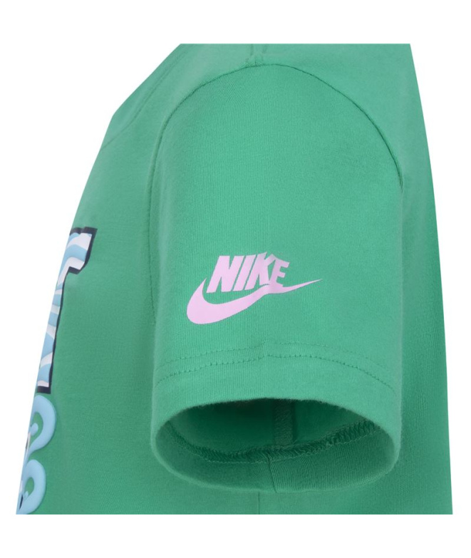 T-shirt Nike Just do it Waves Enfant Vert
