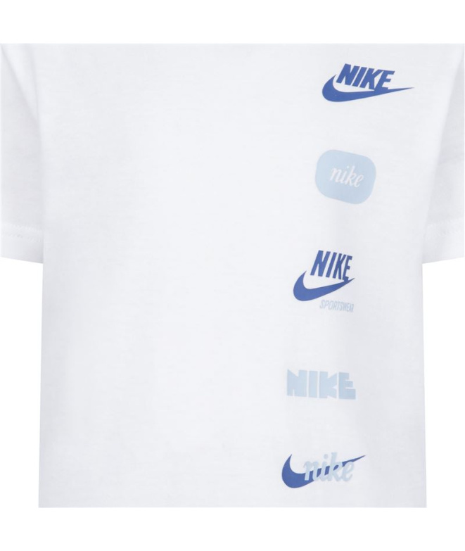 Maillot Nike Club+ Badge Enfant Blanc