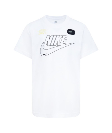 Maillot Nike Club+ Futura Enfant Blanc