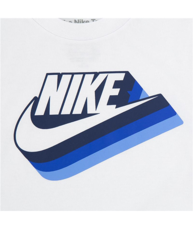 Camiseta Nike Gradient Futura Ss Menino Branco